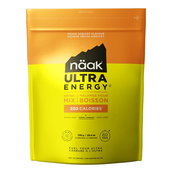 Image of näak Ultra Energy™ Peach Apricot 720 g Getränkepulver Orange, Herren, Größe: 0
