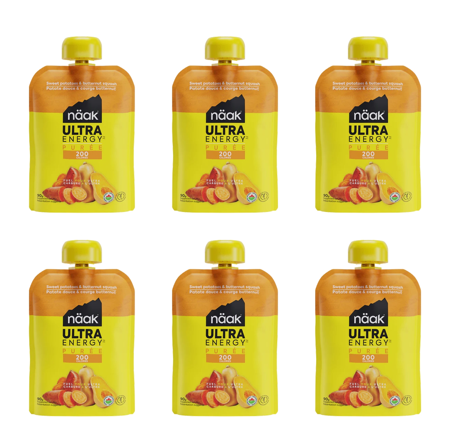 Ultra Energy™ Sweet Potatoes Butternut Squash 6 x 90 g smoothie gel
