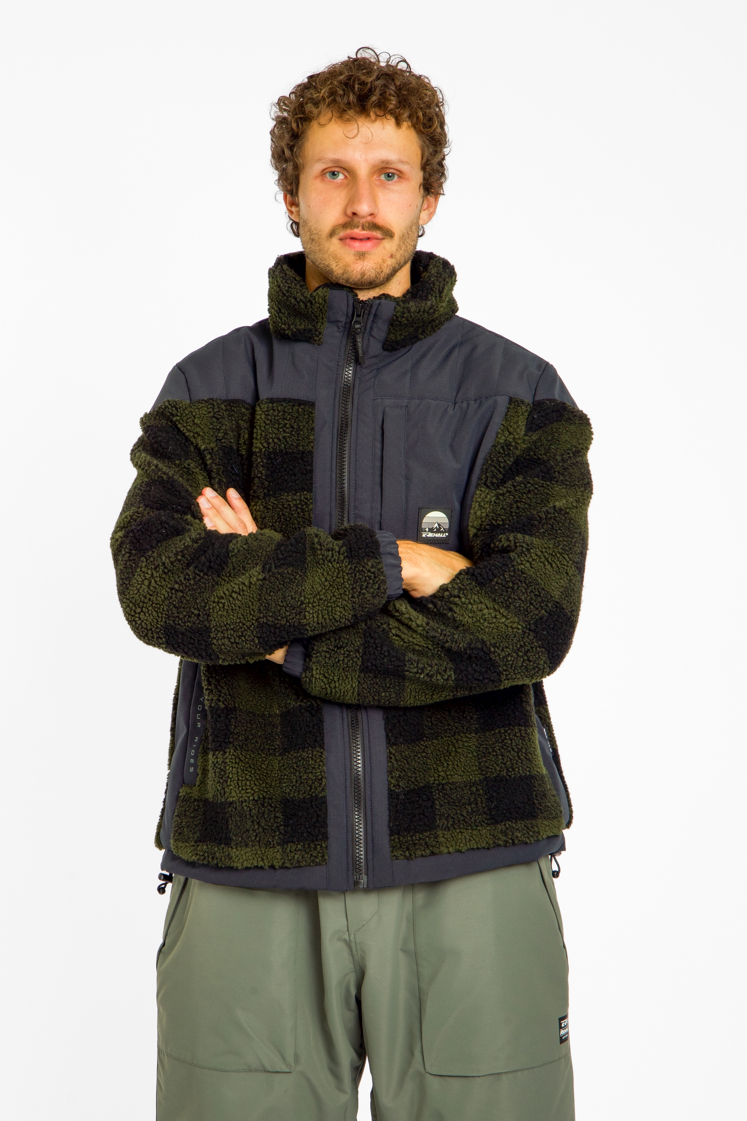 Image of Rehall RITCHALL-R Herren Midlayer Grün, Herren, Größe: L
