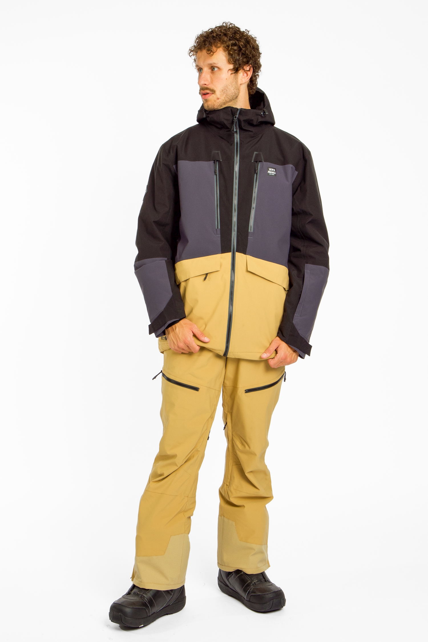 Image of Rehall SCORE-R Herren Ski-/Snowboardhose Beige, Herren, Größe: L