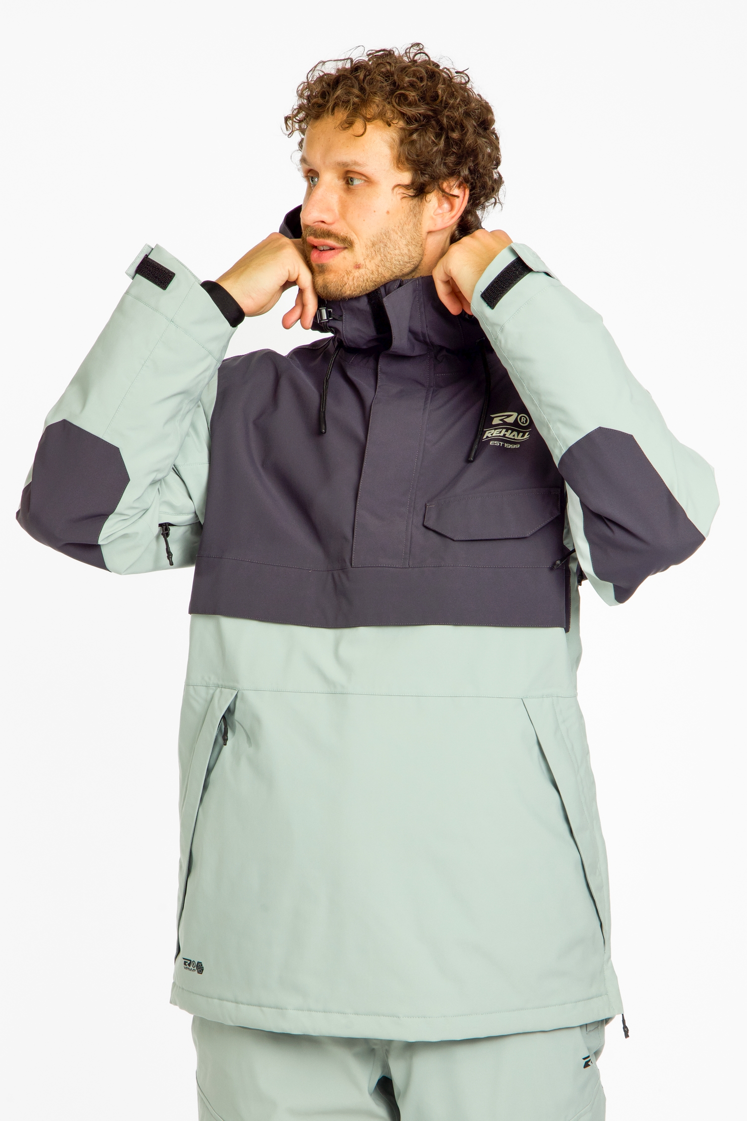 Image of Rehall MANN-R Herren Ski-/Snowboardjacke Grau, Herren, Größe: L