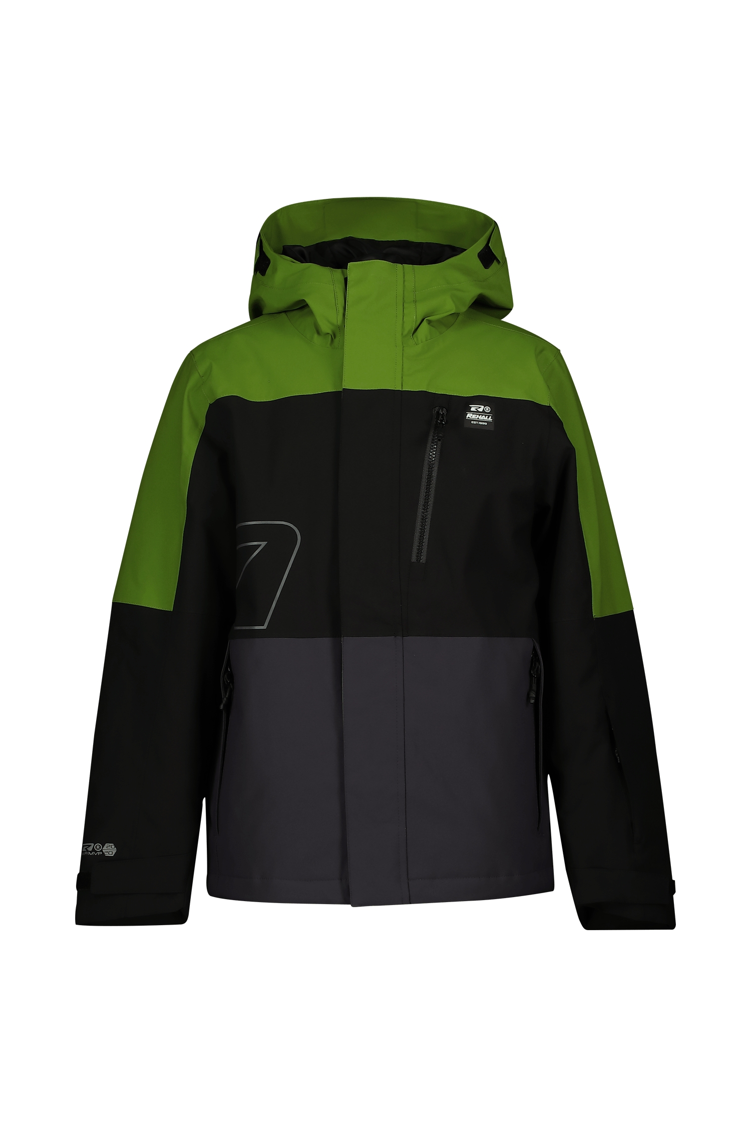 Rehall FREAK-R Jungen Ski-/Snowboardjacke Schwarz, , Größe: 128