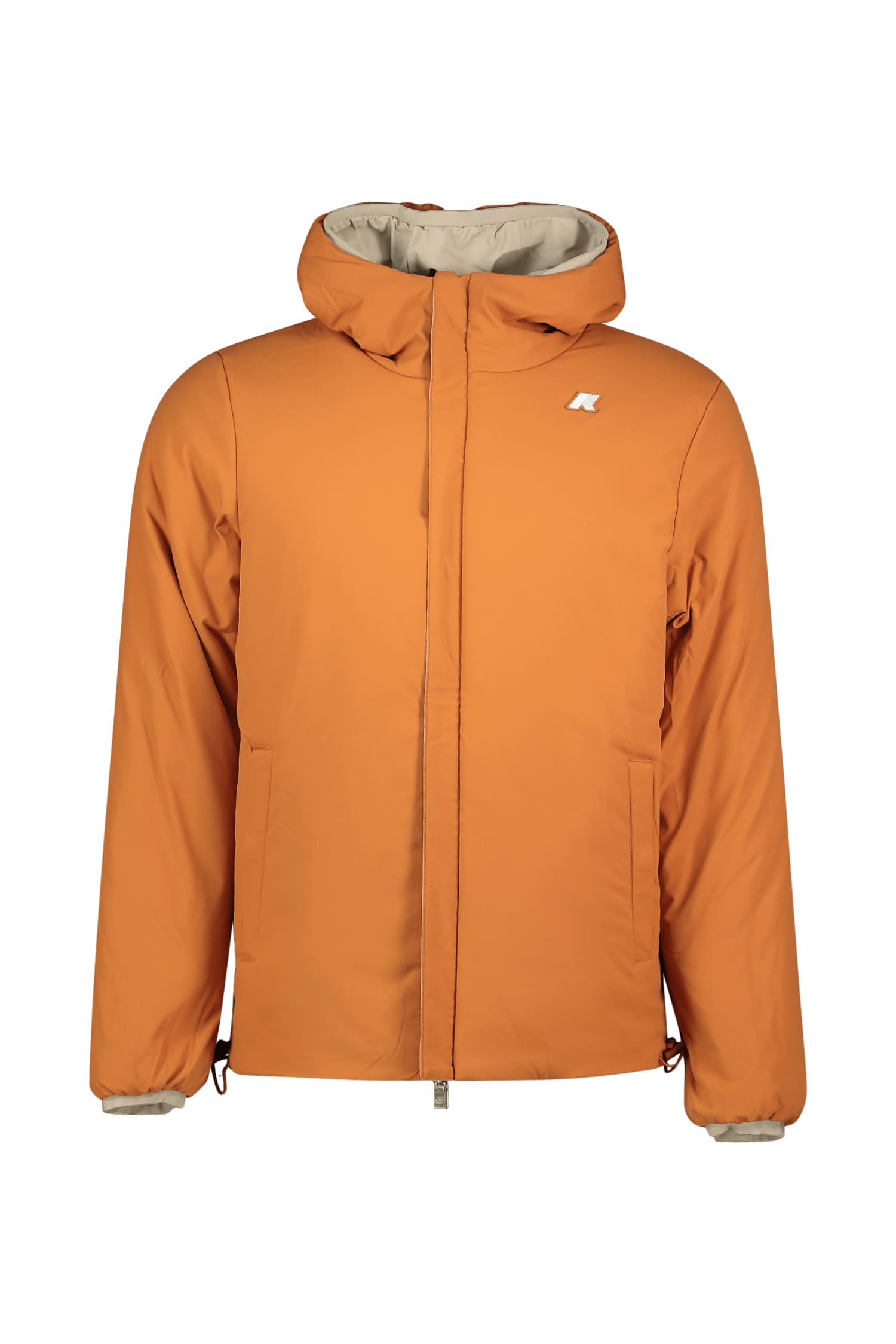 Image of K-Way Jack St Warm Reversible Herren Outdoorjacke Orange, Herren, Größe: L