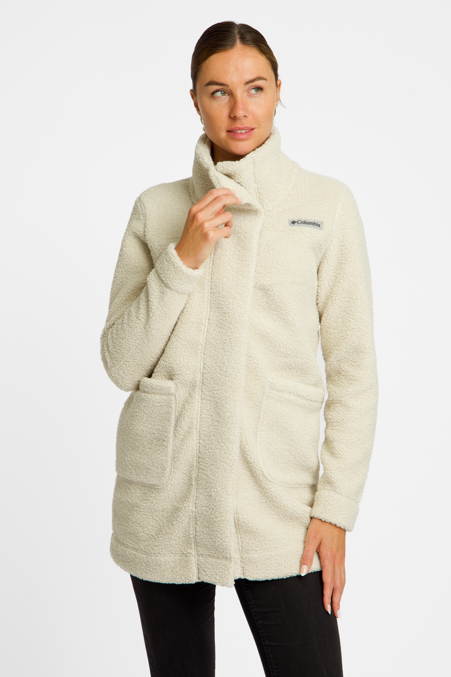 Columbia Panorama™ Long Damen Midlayer Weiss, Damen, Größe: L