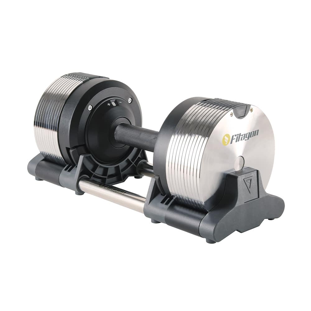 Image of Fitagon Pro 3-24 kg verstellbare Kurzhantel Silber, Herren, Größe: 0