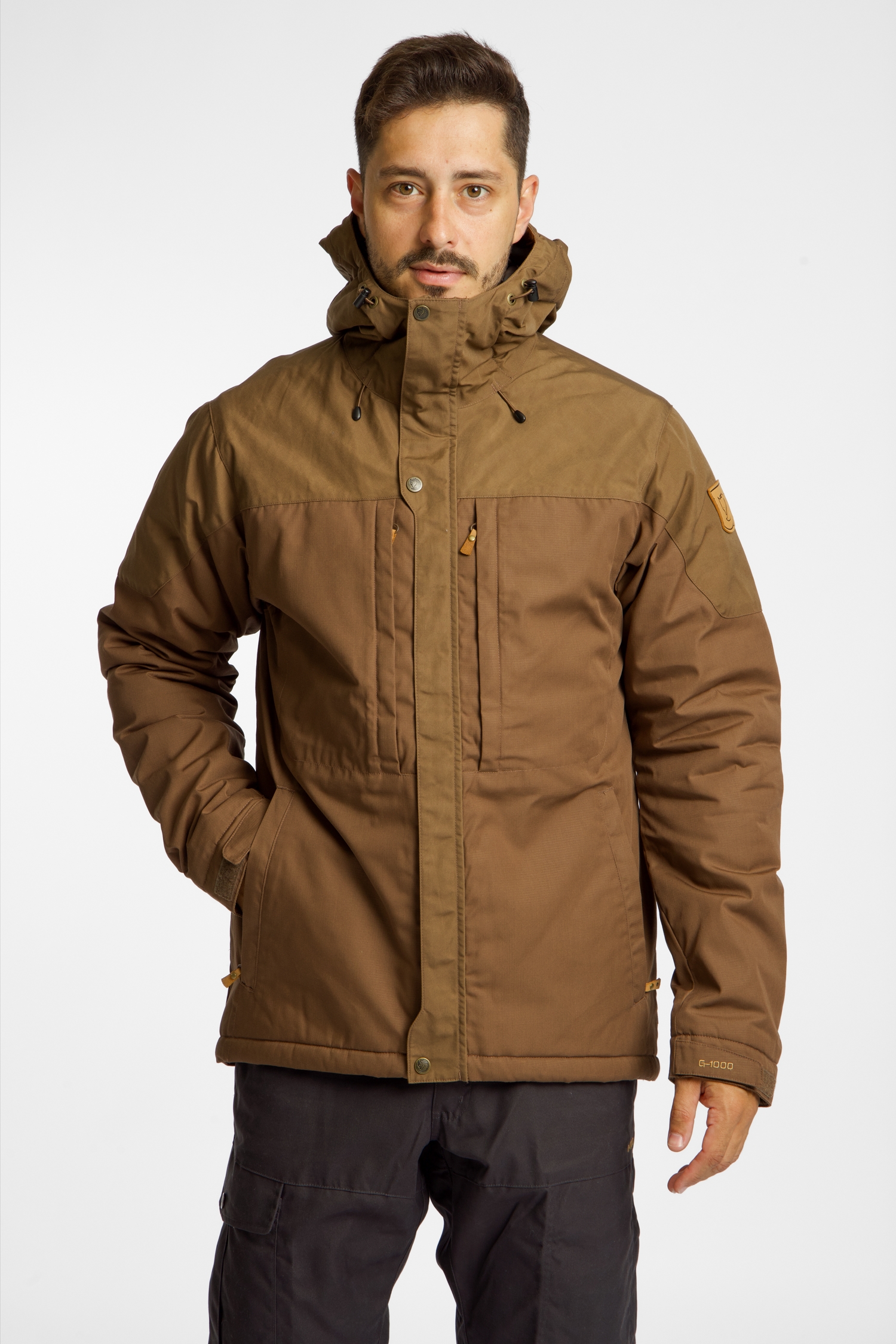 Image of Fjällräven Skogsö Padded Herren Outdoorjacke Braun, Herren, Größe: L
