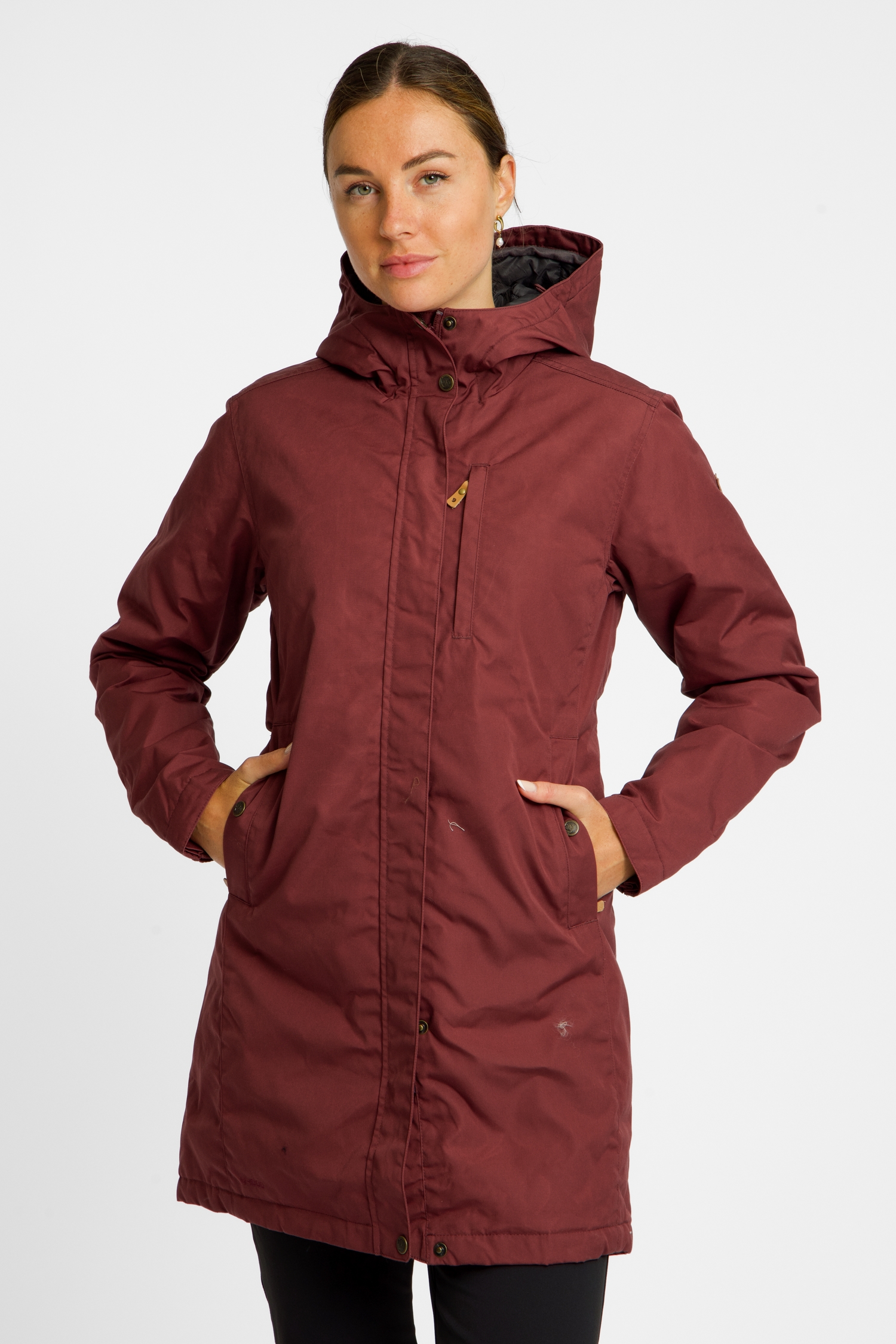 Image of Fjällräven Kiruna Padded Damen Parka Rot, Damen, Größe: L
