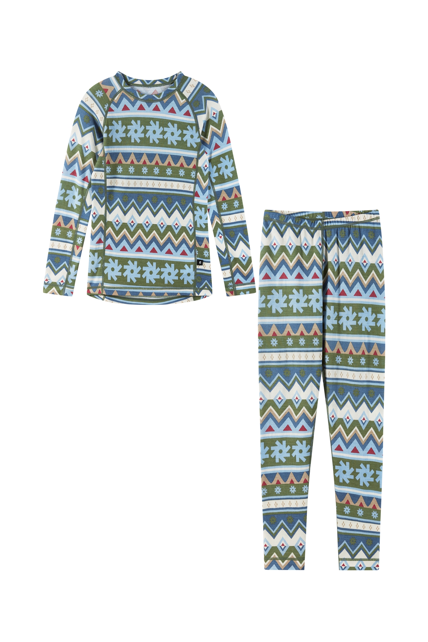 Image of reima Taitoa Kinder Thermo Unterwäsche Set Blau, , Größe: 104