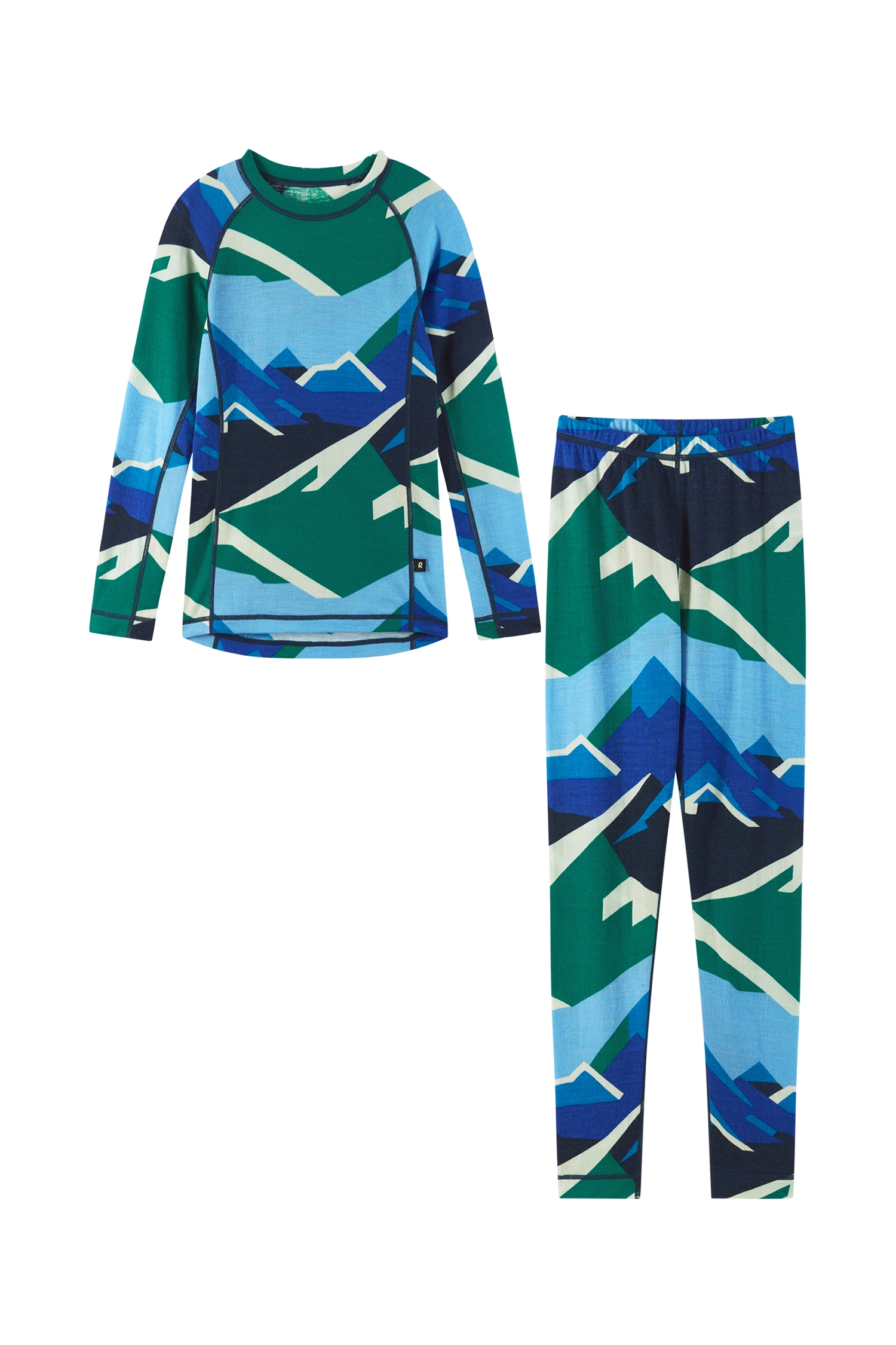 Image of reima Taitoa Kinder Thermo Unterwäsche Set Blau, , Größe: 98