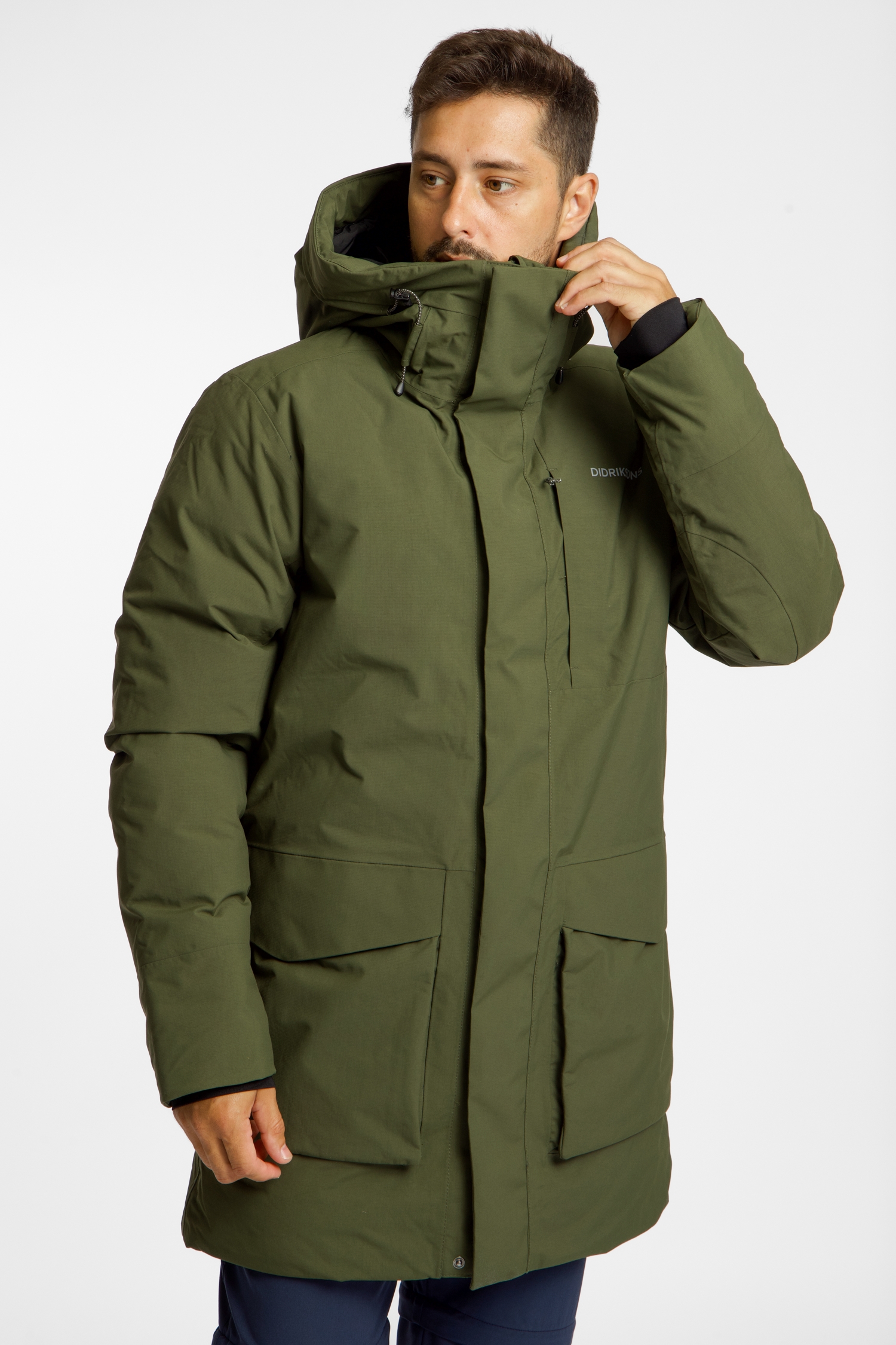 Image of Didriksons Akilles Herren Outdoorjacke Grün, Herren, Größe: M