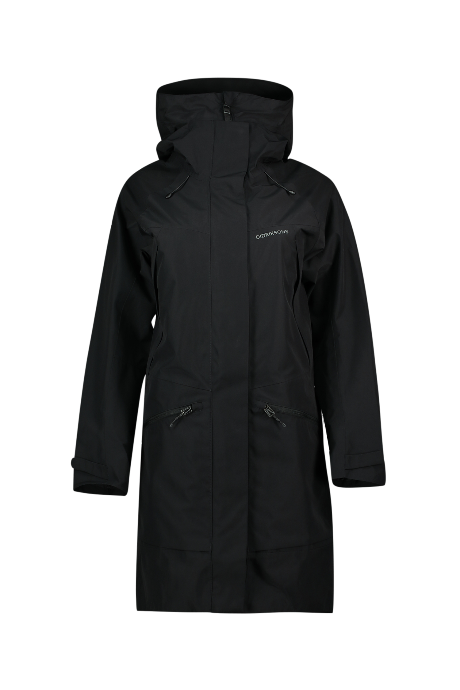 Image of Didriksons Ilma Damen Outdoormantel Schwarz, Damen, Größe: 34