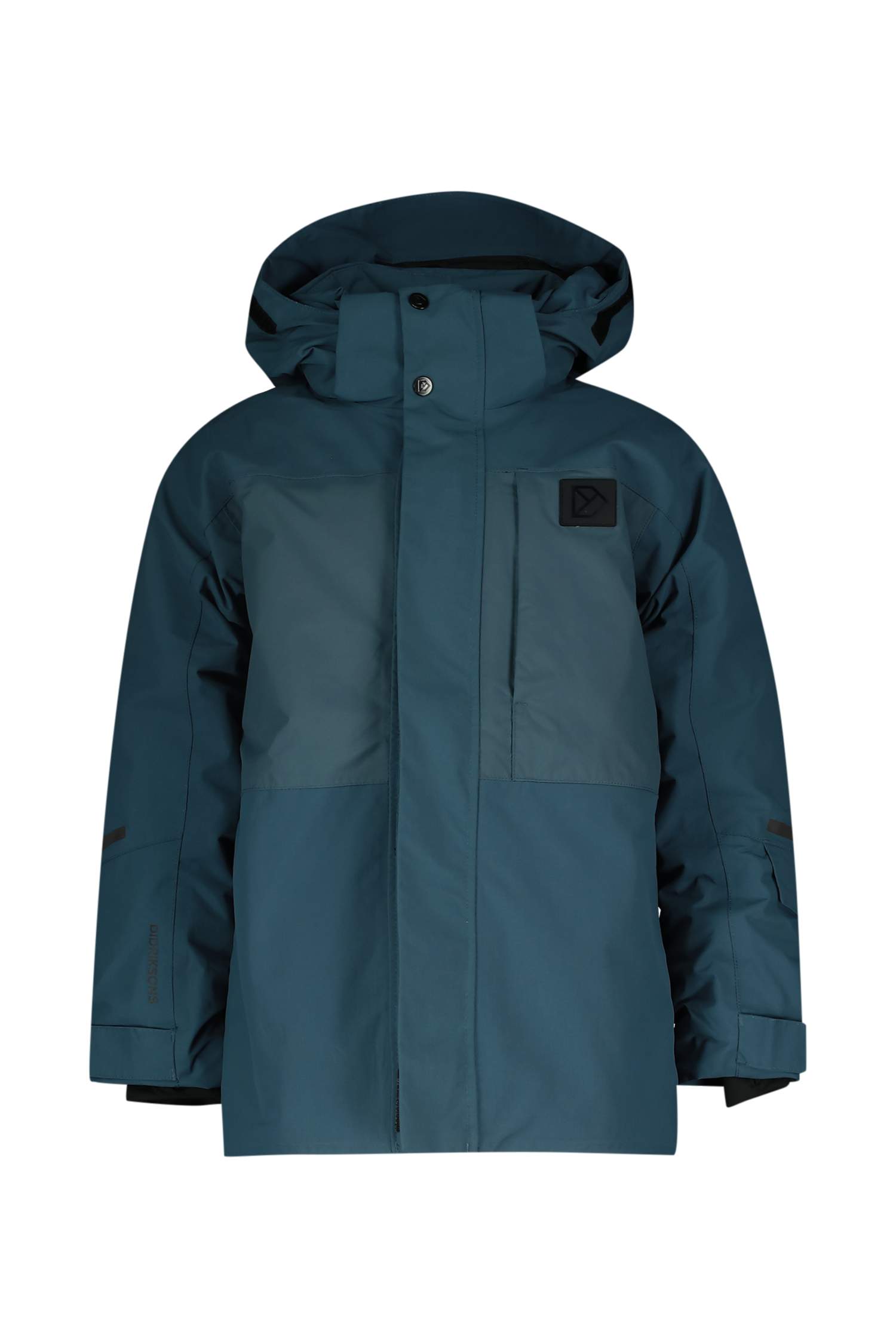 Didriksons Gabbro Kinder Outdoorjacke Blau, , Größe: 128