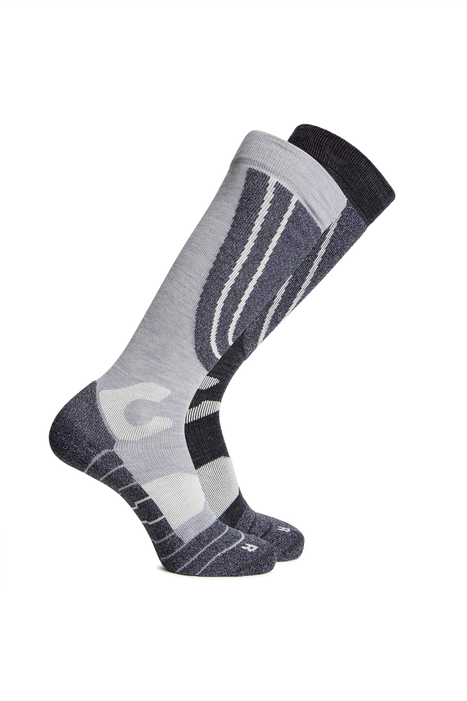 Image of 46 NORD 2-Pack 35-42 Damen Skisocken Grau, Damen, Größe: I