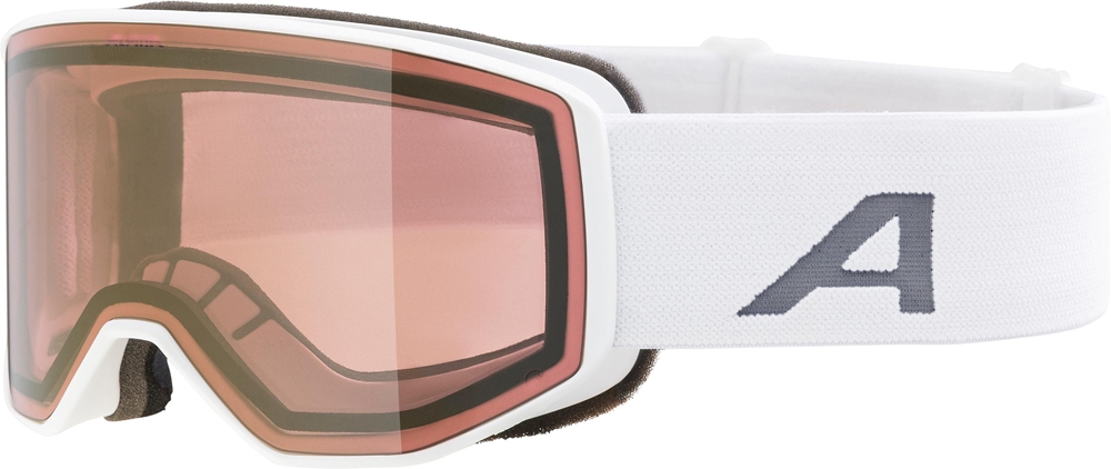 Image of ALPINA Venet Q Skibrille Weiss, Herren, Größe: ONE SIZE