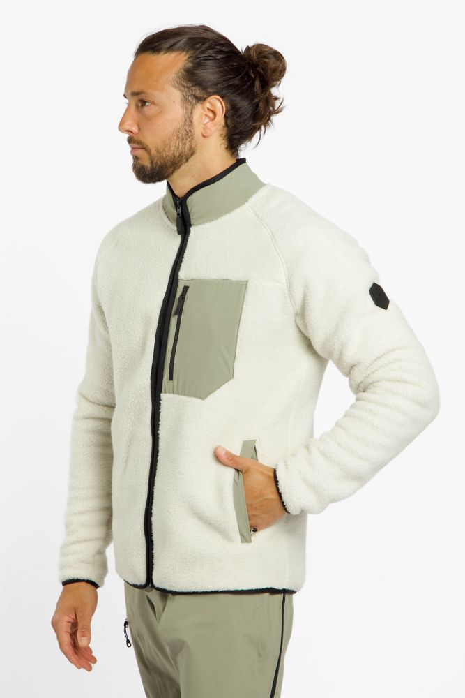 Image of SCOTT Defined Heritage Pile Herren Midlayer Weiss, Herren, Größe: L