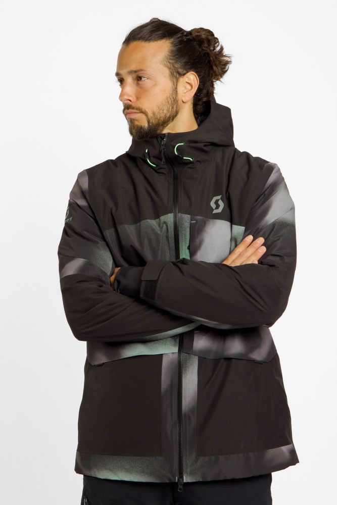 Image of SCOTT Ultimate Dryo Ripstop Herren Skijacke Schwarz, Herren, Größe: L