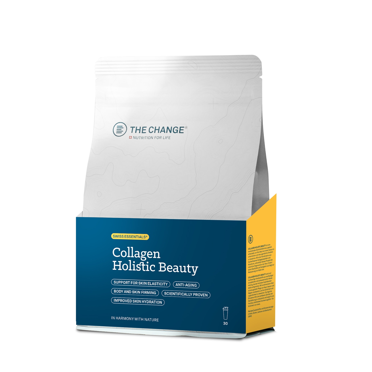 Image of BE THE CHANGE Collagen Holistic Beauty Pouch 307.5 g Nahrungsergänzung Weiss, Herren, Größe: 0