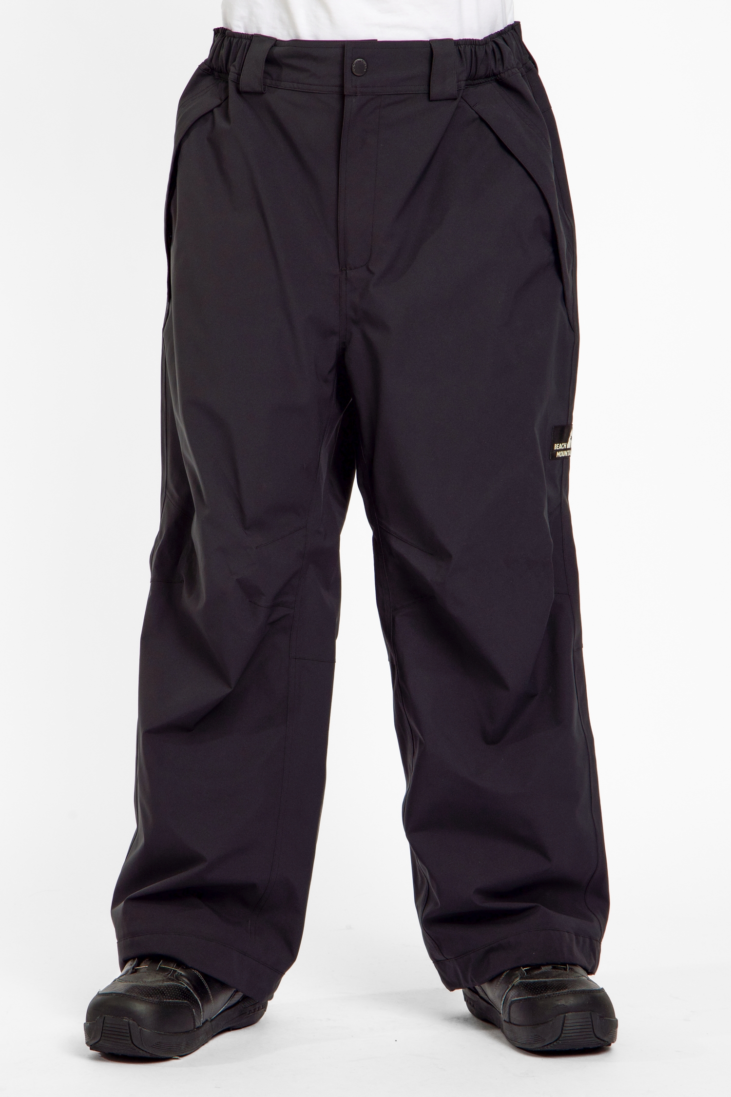 Image of BEACH MOUNTAIN Baggy Snowboardhose UNISEX Schwarz, Herren, Größe: M