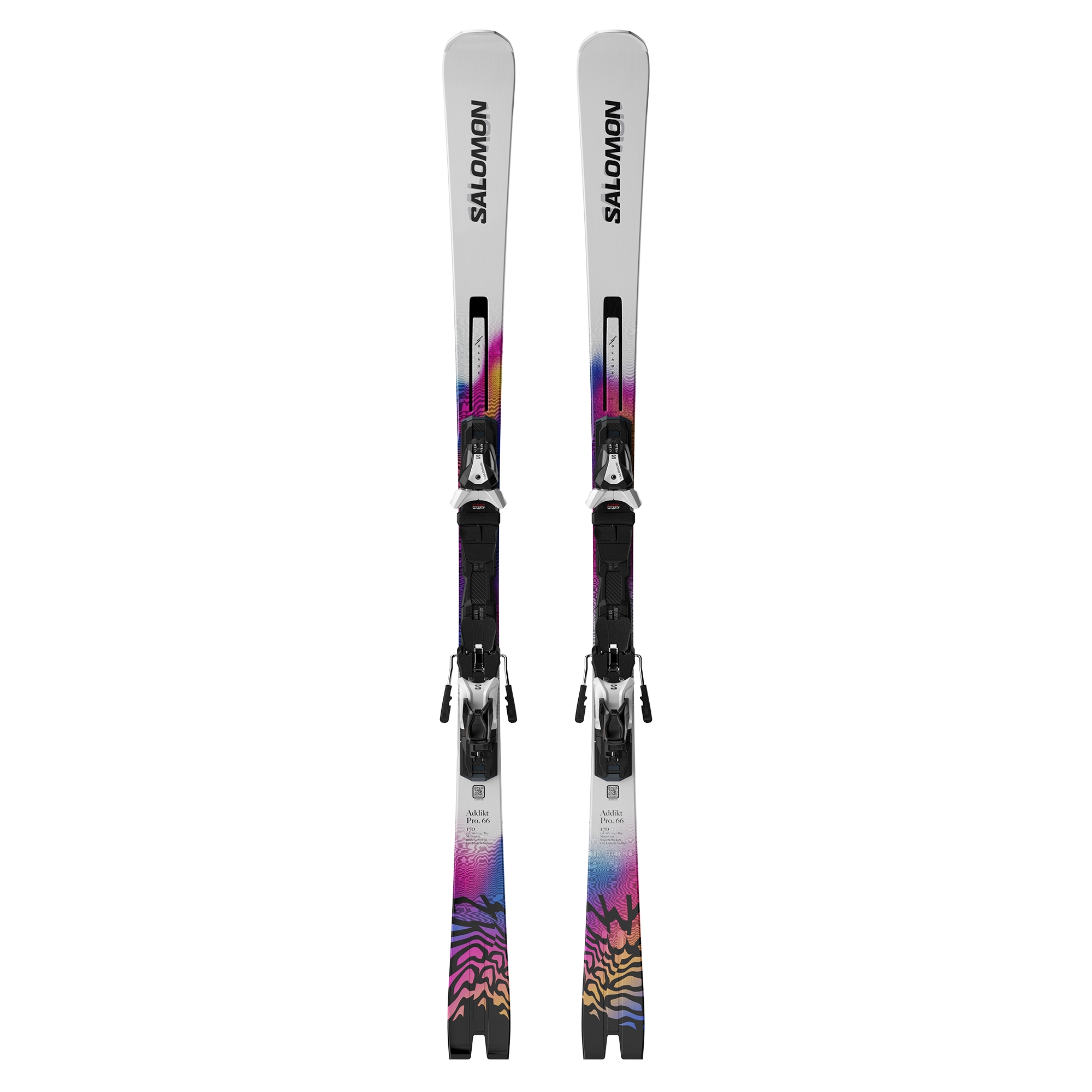Image of Salomon Addikt Pro 66 Ski Set 26/27 Weiss, Herren, Größe: 149