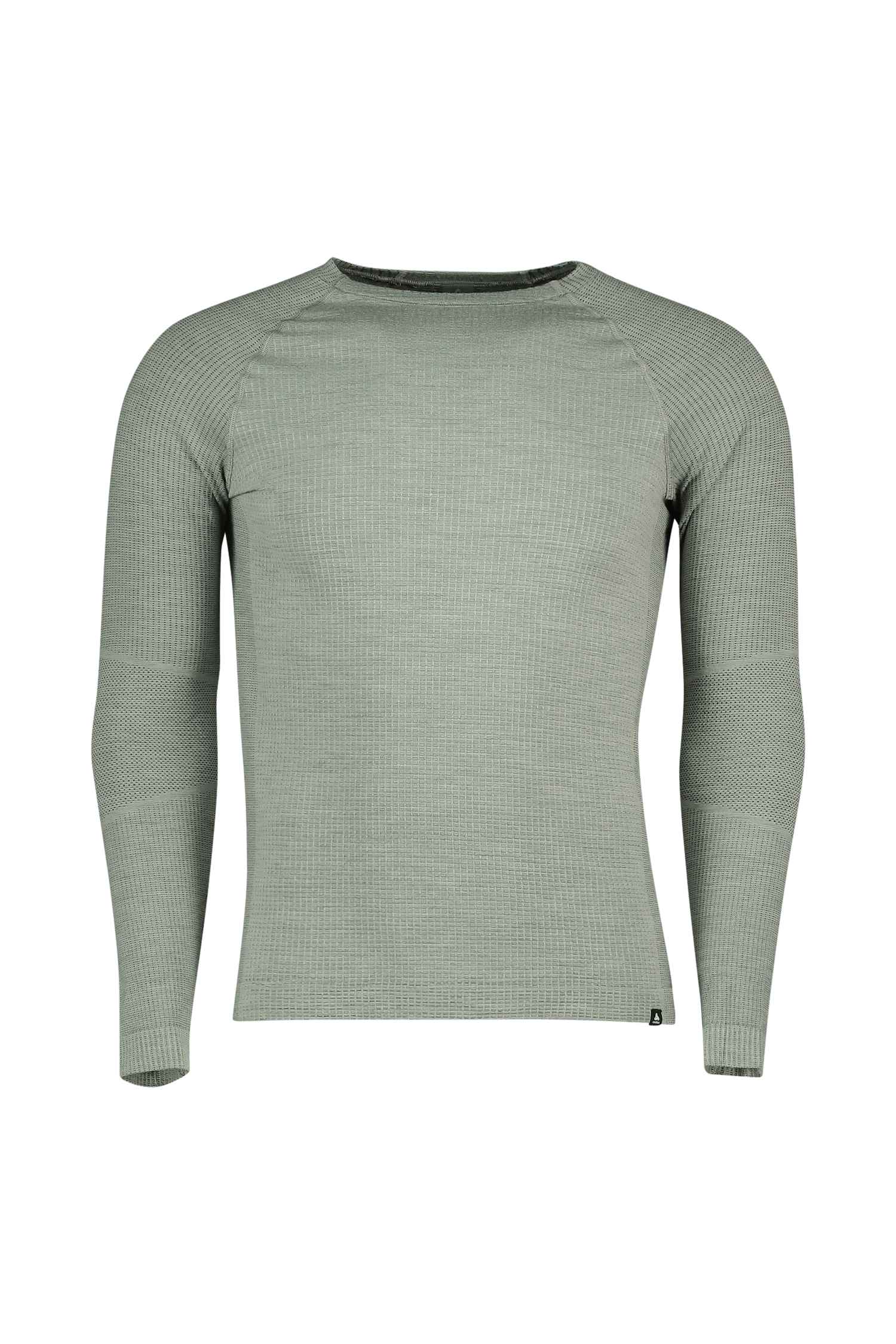 Image of Odlo Seamless Performance Wool Herren Thermo Longsleeve Grün, Herren, Größe: L