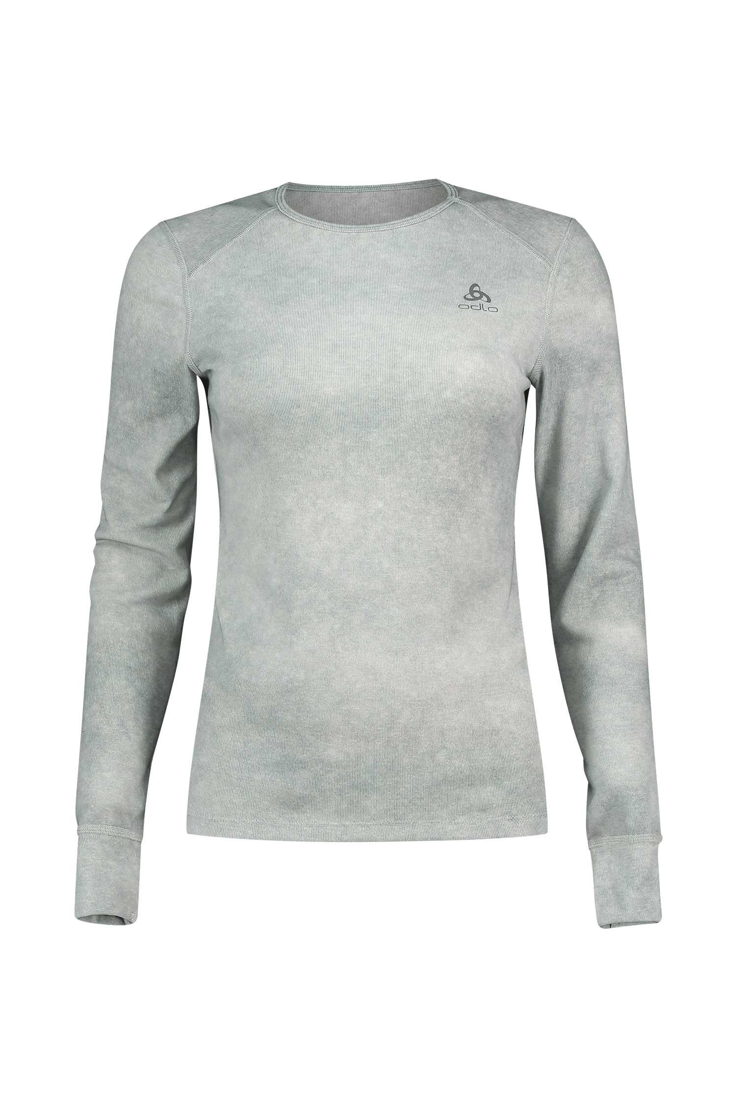 Image of Odlo x POW Collective Voices Active Warm Damen Thermo Longsleeve Grau, Damen, Größe: L