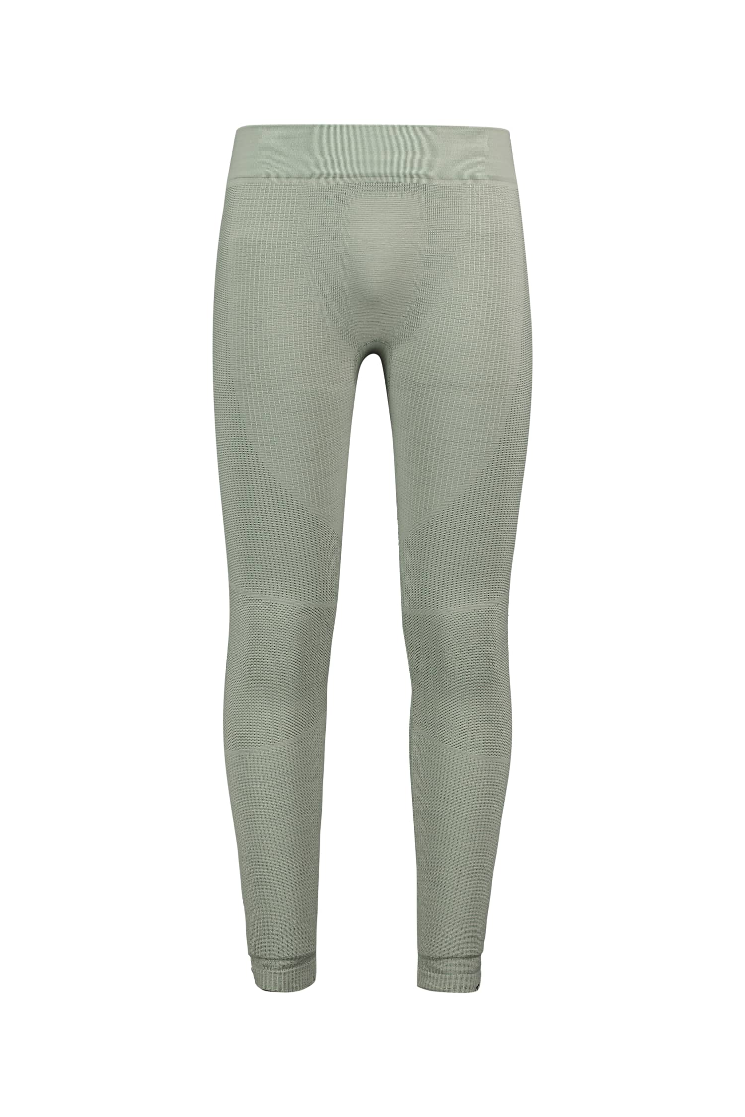 Image of Odlo Seamless Performance Wool Herren Thermohose Grün, Herren, Größe: L
