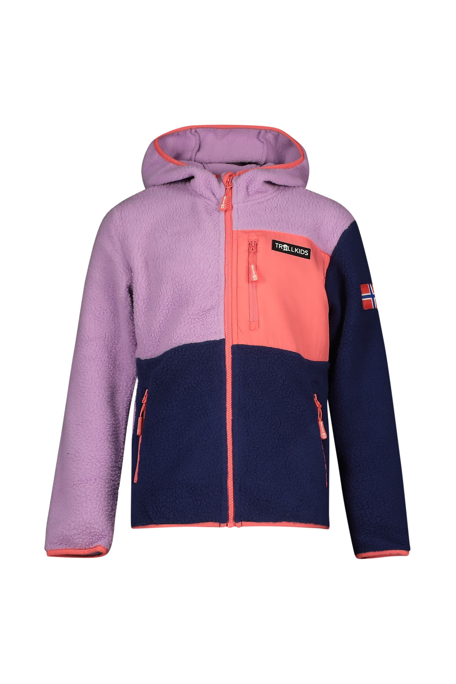 Image of Trollkids Aurlandsfjord Kinder Midlayer Lila, , Größe: 140