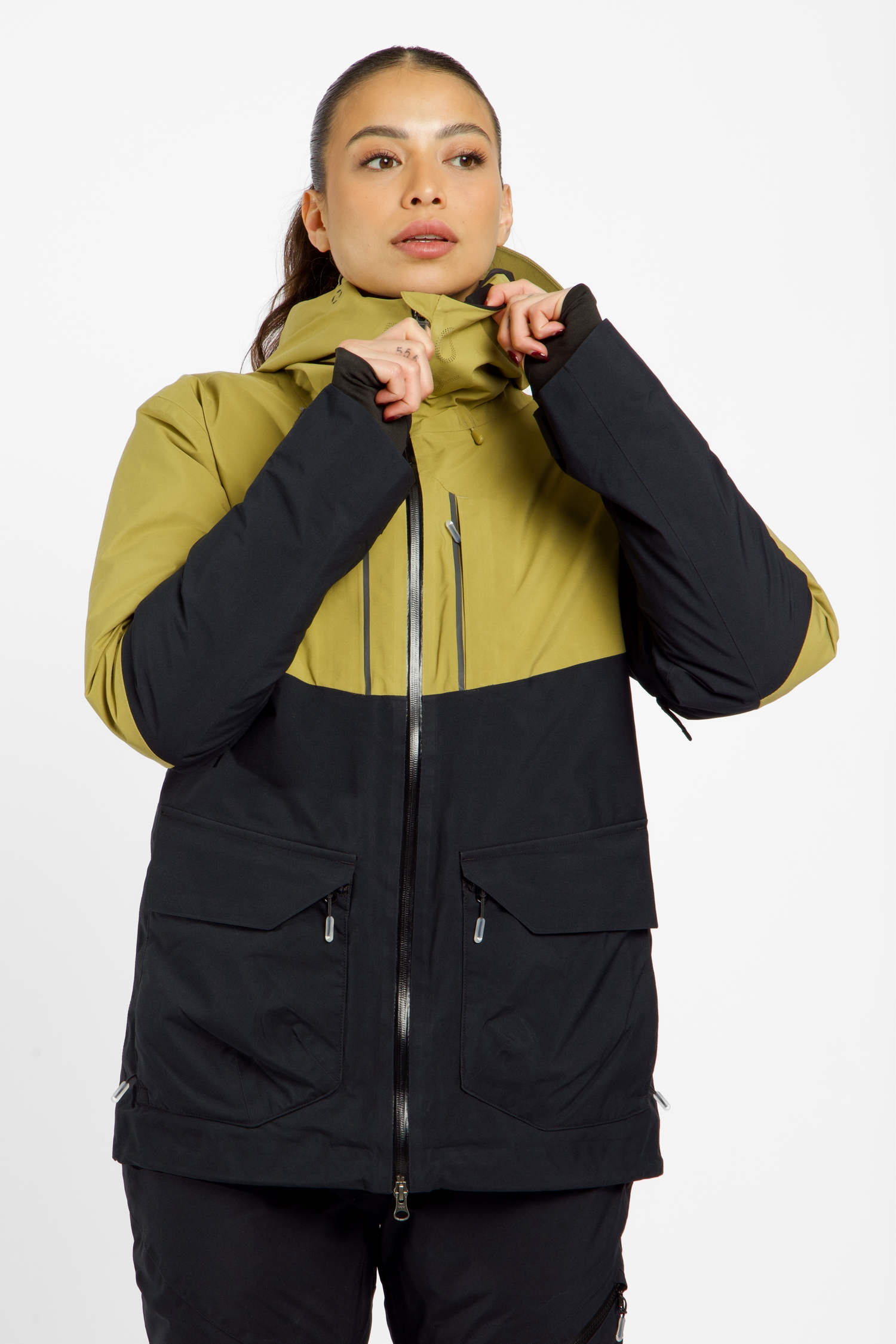 Image of Roxy Purelines Stretch Gore-Tex® Damen Ski-/Snowboardjacke Schwarz, Damen, Größe: XL