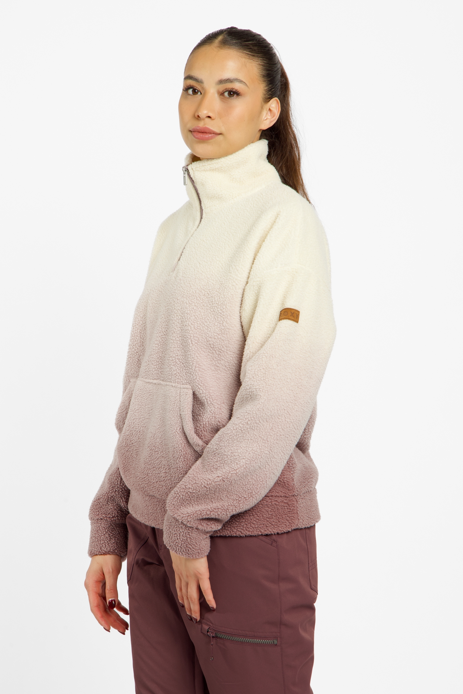 Image of Roxy Live Out Loud Damen Midlayer Lila, Damen, Größe: XL