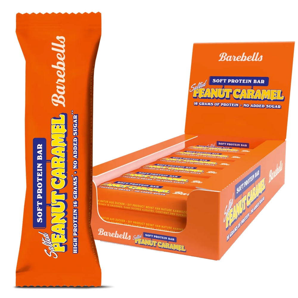Image of Barebells Soft Bar Peanut Caramel 12 x 55 g Sportriegel Orange, Herren, Größe: 0