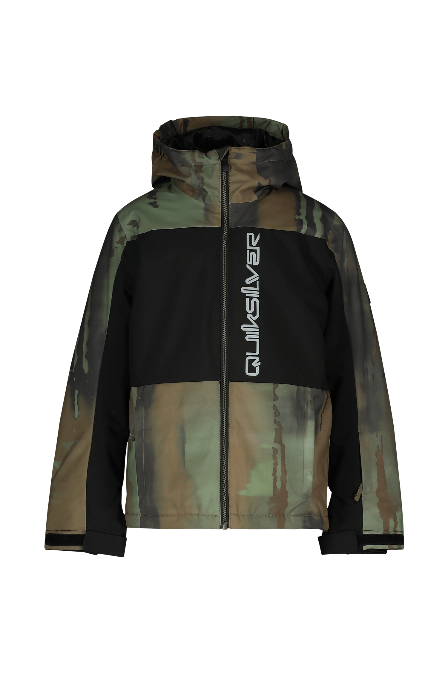 Quiksilver Side Hit Block 10K Jungen Ski-/Snowboardjacke Grün, , Größe: 128