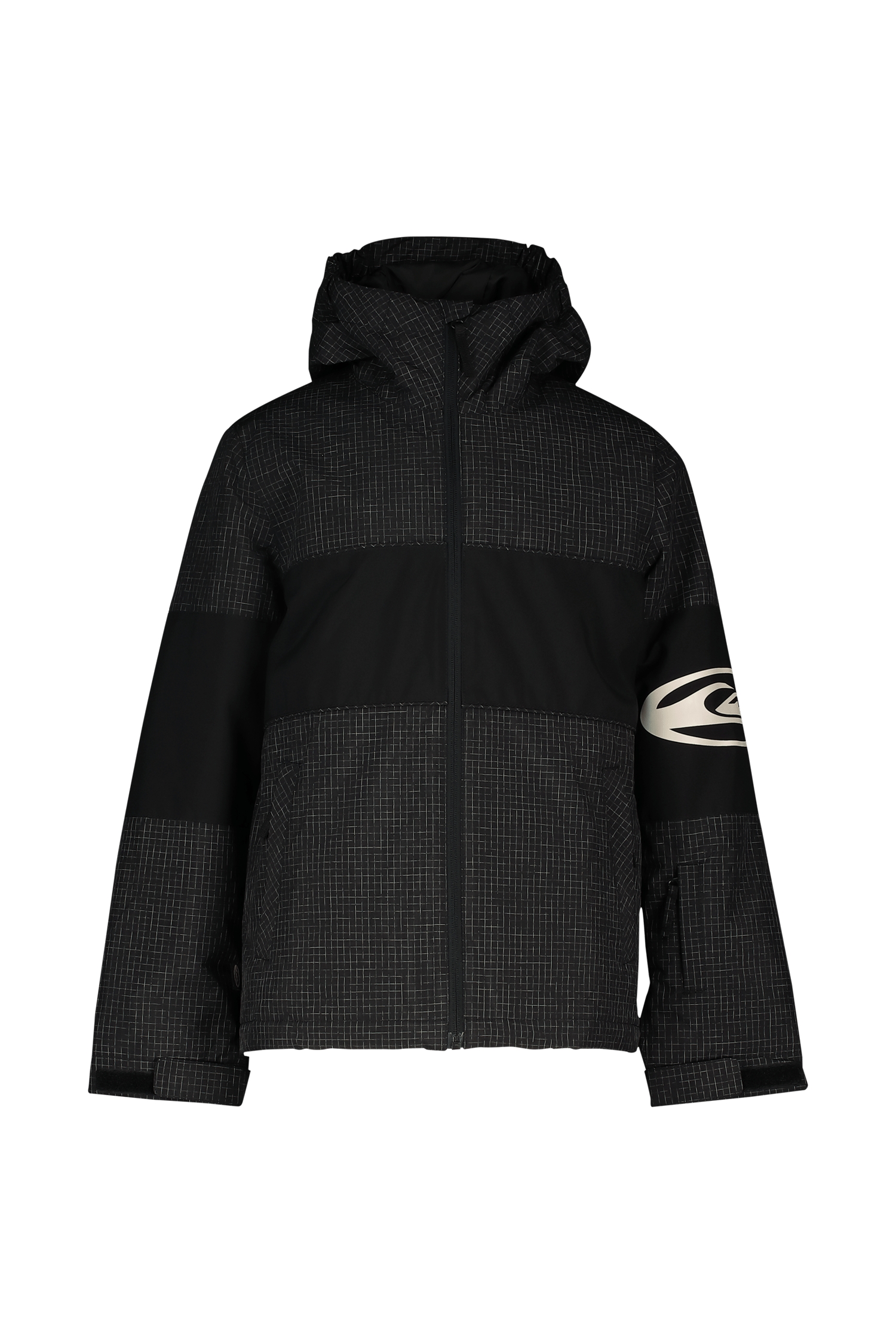 Quiksilver High In The Hood 10K Jungen Ski-/Snowboardjacke Schwarz, , Größe: 152