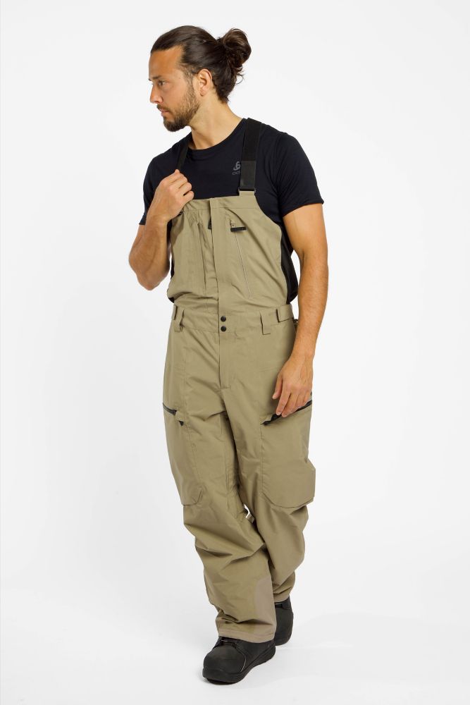 Image of Quiksilver Altostratus Stretch Bib Gore-Tex® Herren Ski-/Snowboardhose Beige, Herren, Größe: XS