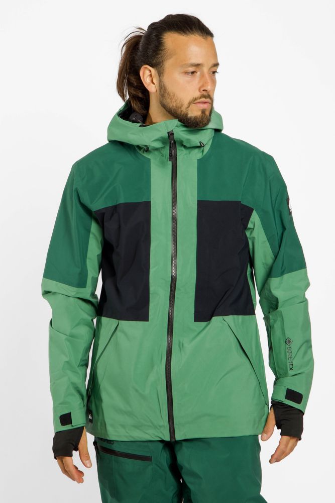 Quiksilver Forever Gore-Tex® Herren Ski-/Snowboardjacke Grün, Herren, Größe: L