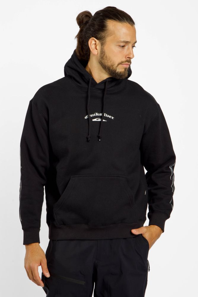 Quiksilver Stretch Tribal Herren Hoodie Schwarz, Herren, Größe: L