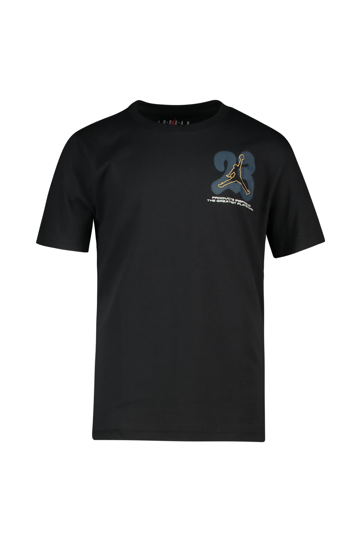 Image of Jordan 23 Spray Kinder T-Shirt Schwarz, , Größe: 128