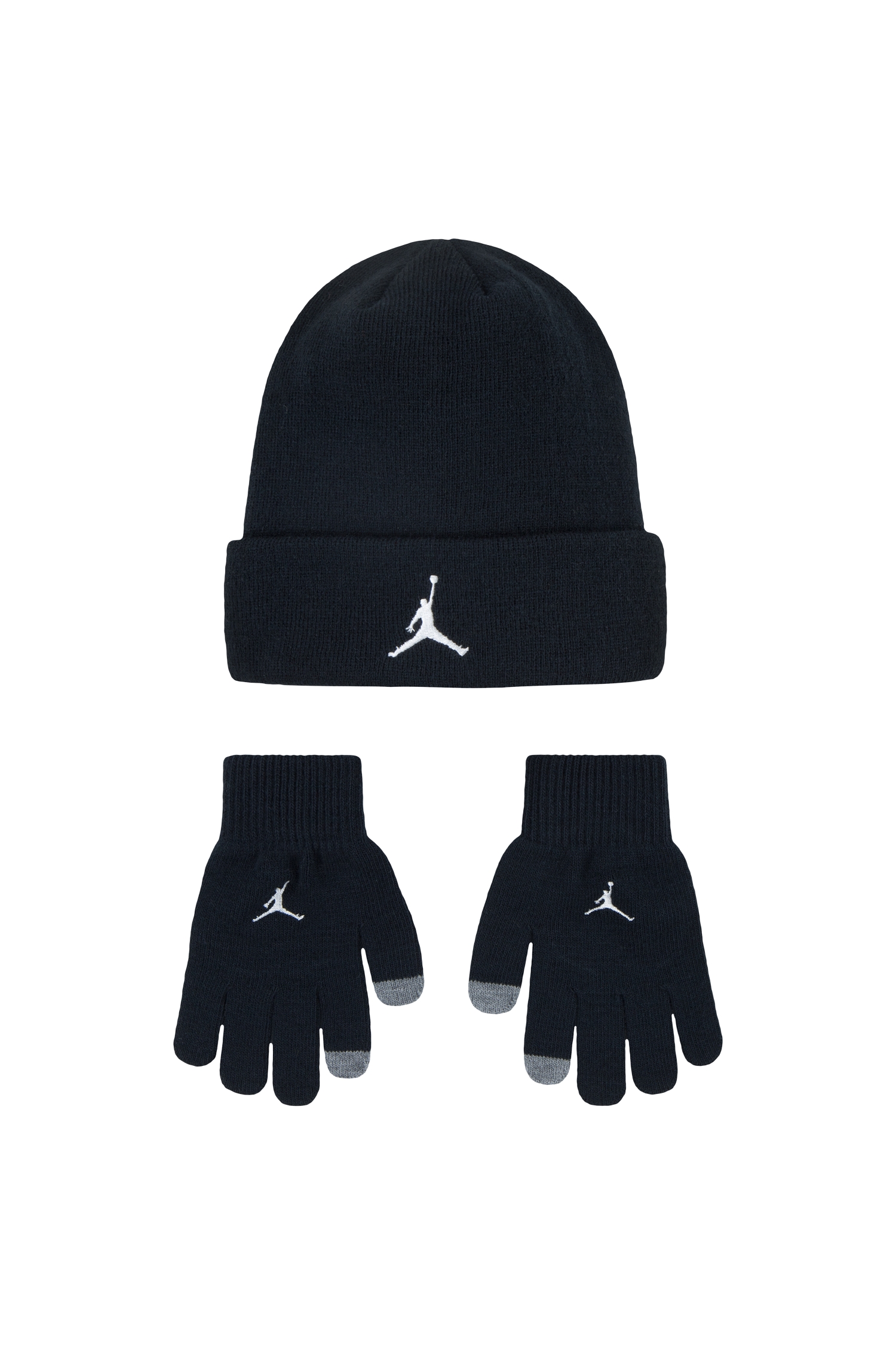 Image of Jordan Essentials Kinder Beanie Set Schwarz, Herren, Größe: ONE SIZE