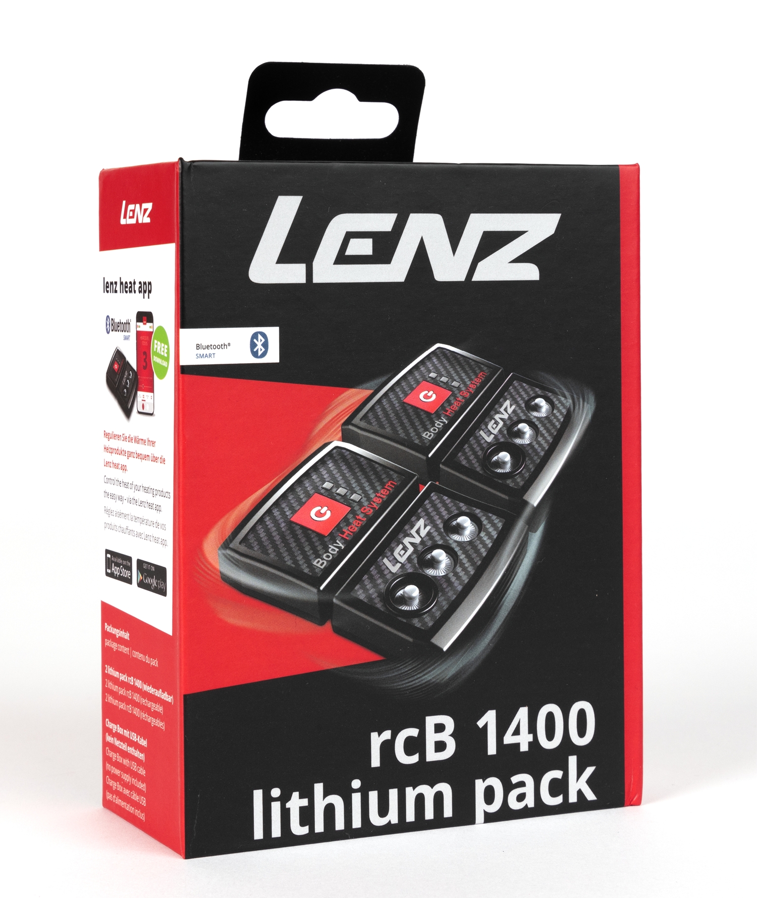 Lenz Lithium Pack rcB 1400 (USB-C) Akku Schwarz, Herren, Größe: ONE SIZE