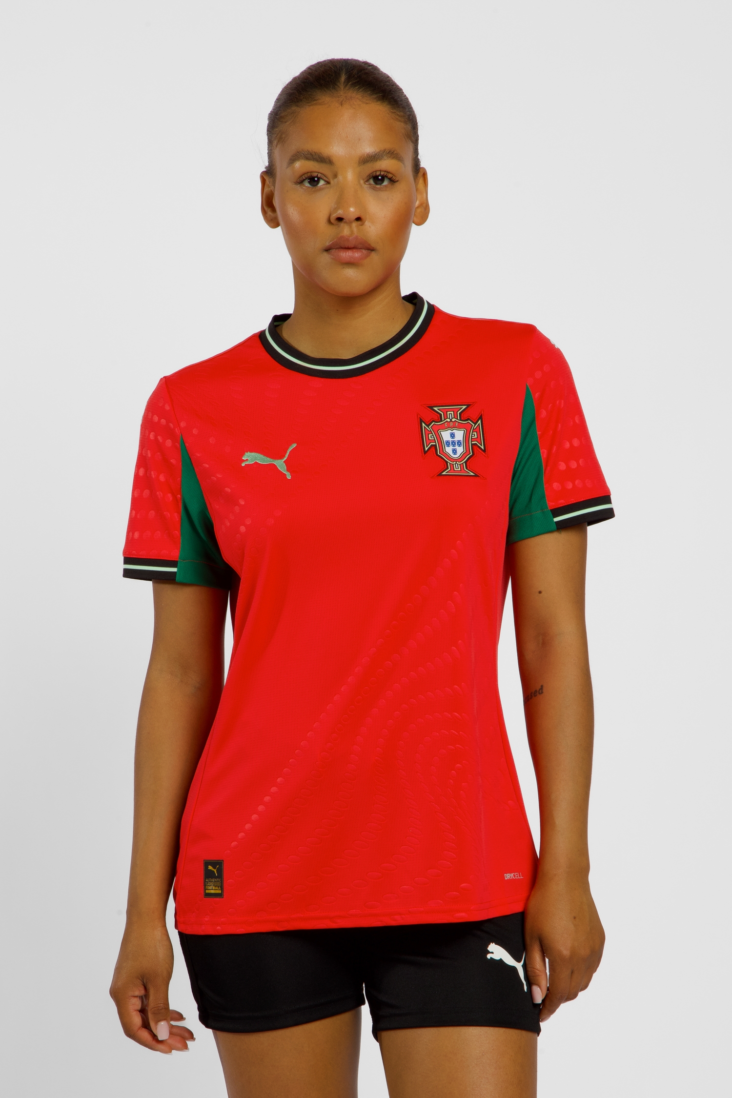 Image of PUMA Portugal Home Replica Damen Fussballtrikot Frauen EM 2025 Rot, Damen, Größe: L