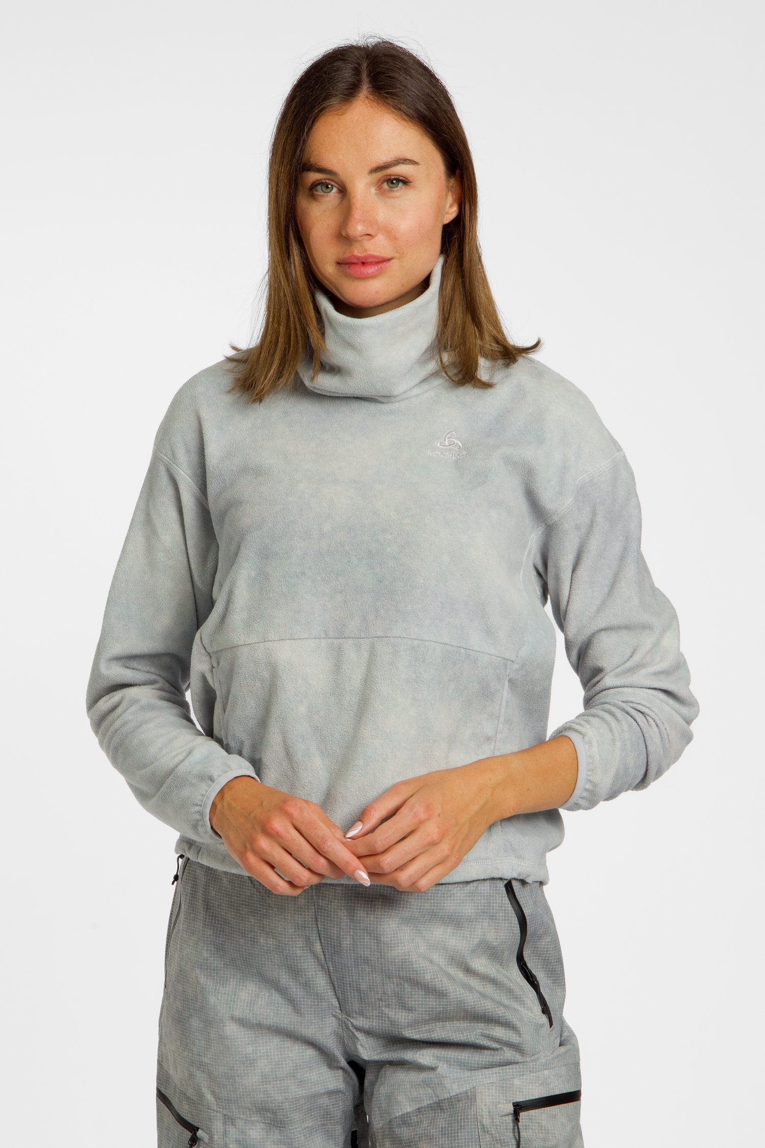Image of Odlo x POW Collective Voices Damen Midlayer Grau, Damen, Größe: M