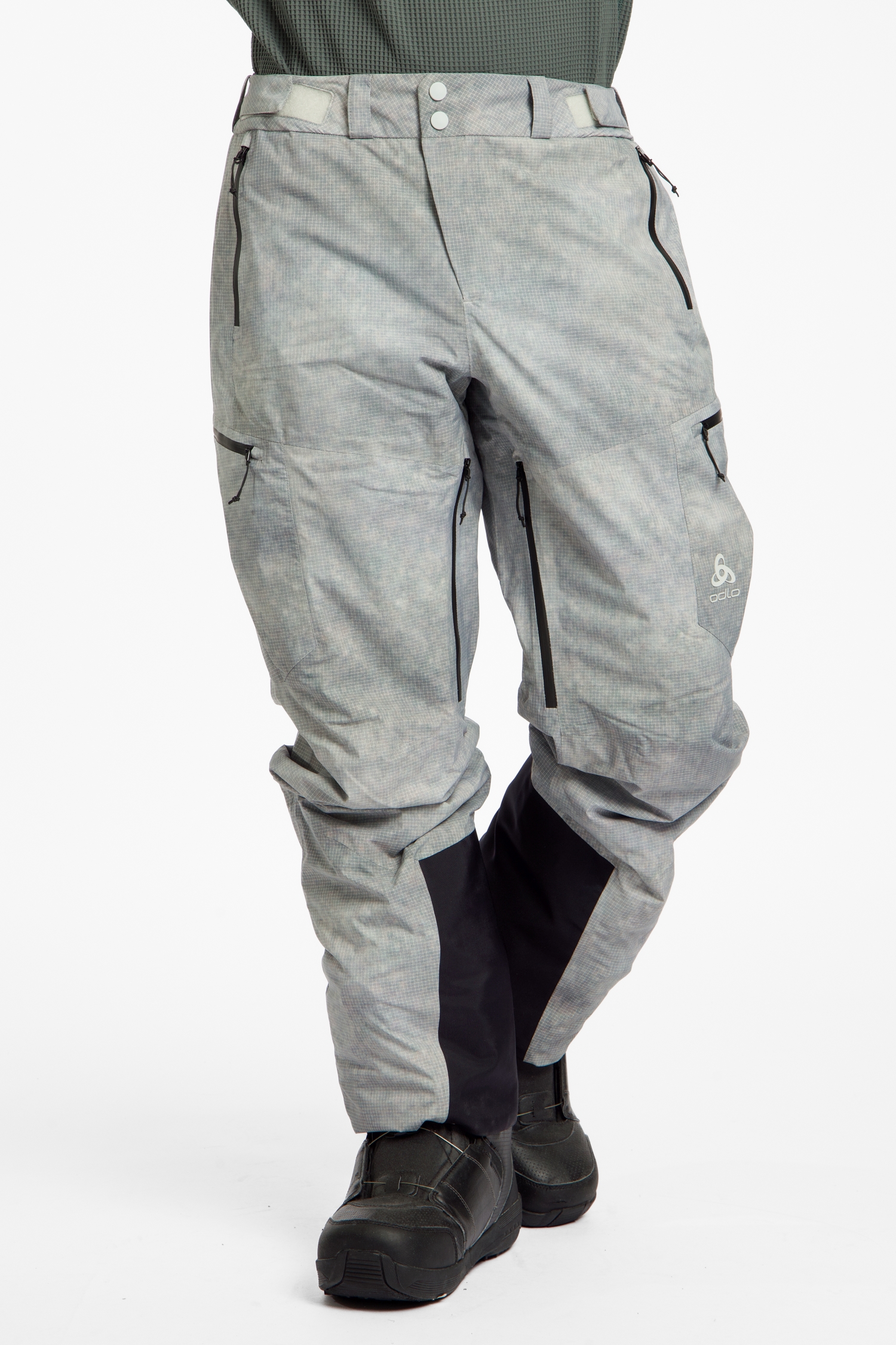 Image of Odlo x POW Collective Voices Herren Skihose Grau, Herren, Größe: L