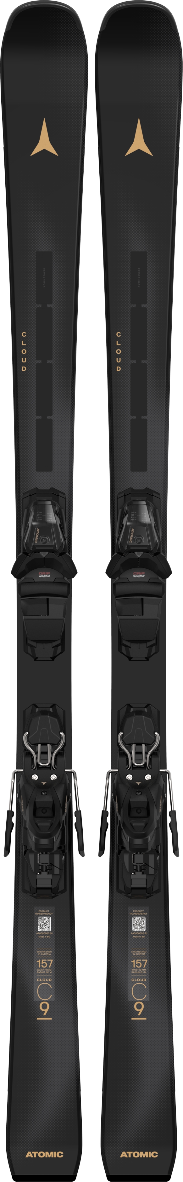 Image of ATOMIC Cloud C9 Revoshock Light Ski Set 26/27 Schwarz, Herren, Größe: 150