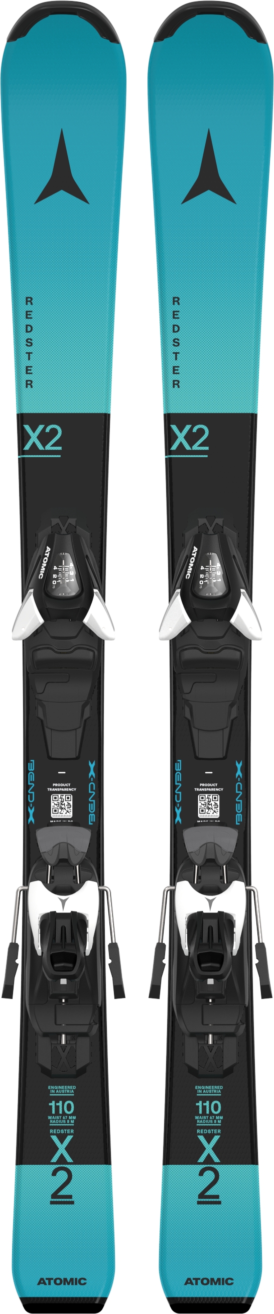 Image of ATOMIC Redster X2 100-120 Kinder Ski Set 26/27 Blau, , Größe: 100