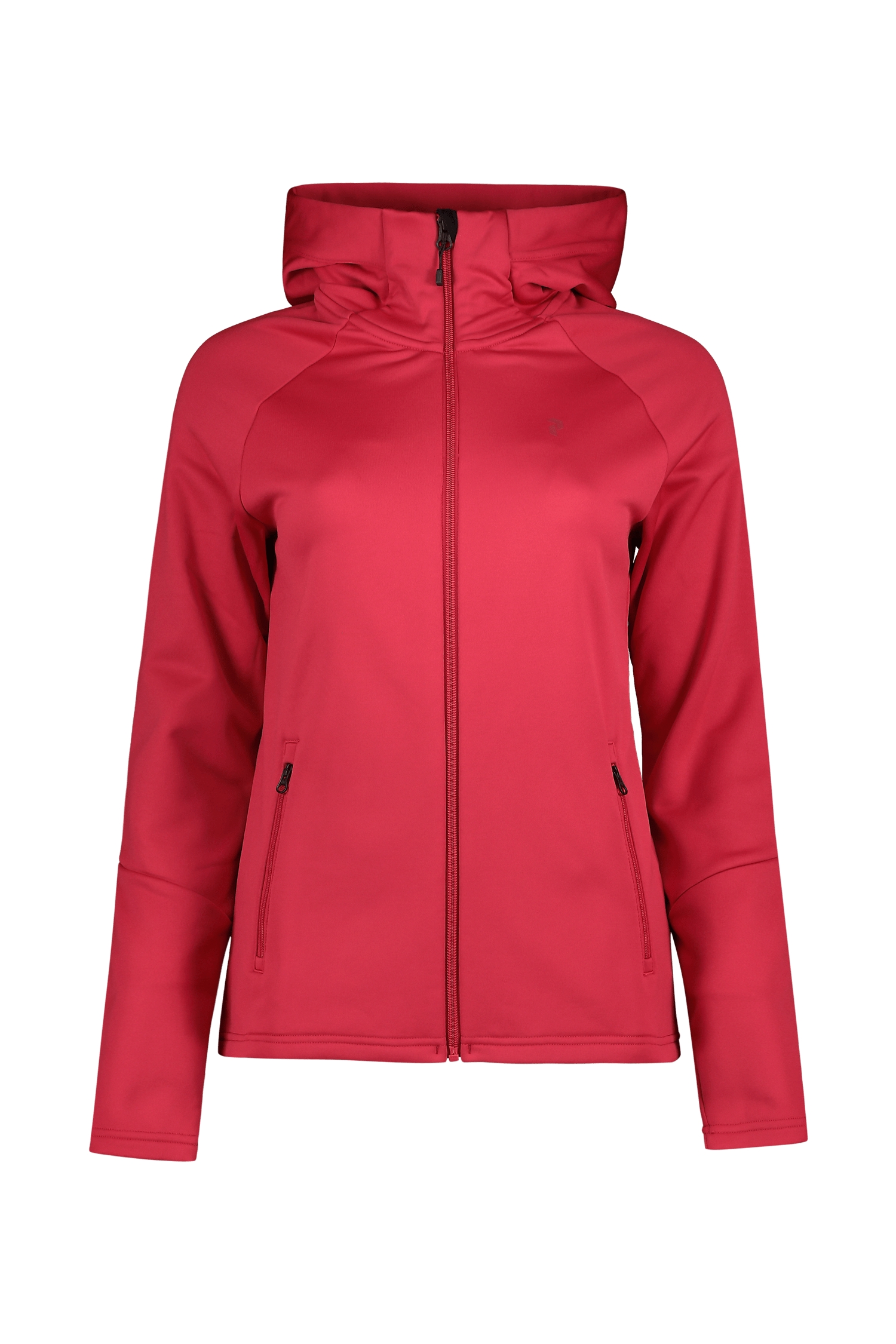 PEAK PERFORMANCE Rider Essentials Zip Hood Damen Midlayer Rot, Damen, Größe: XL