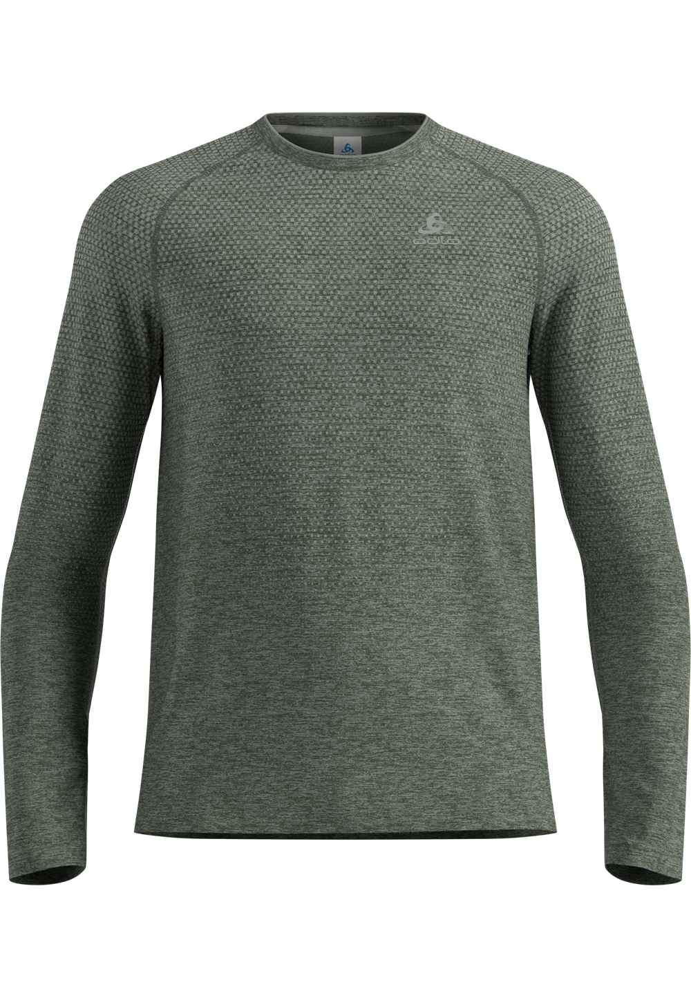 Image of Odlo Essentials Seamless Herren Longsleeve Grün, Herren, Größe: S