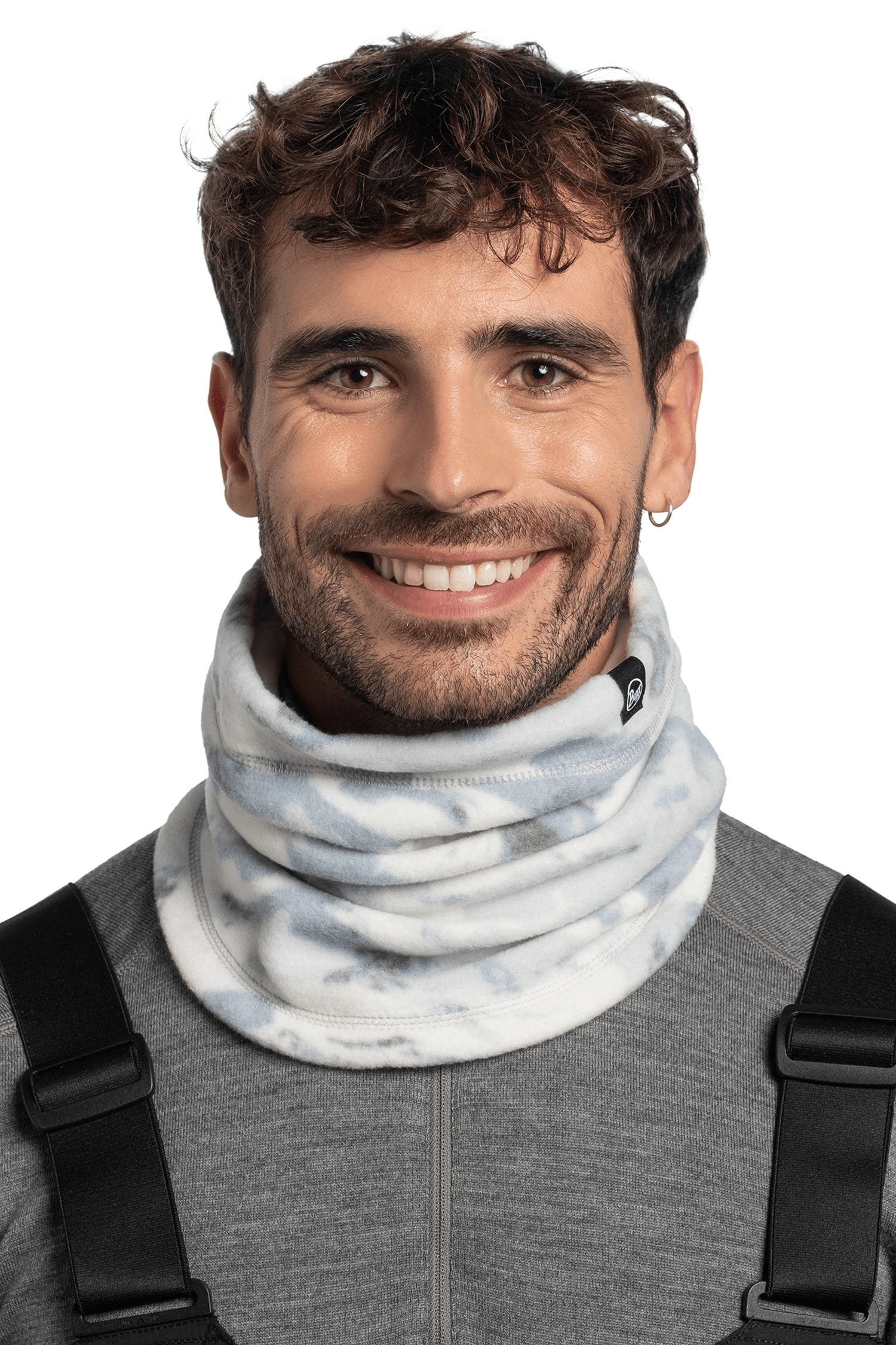 Image of Buff Polar Prints Neckwarmer Weiss, Herren, Größe: ONE SIZE