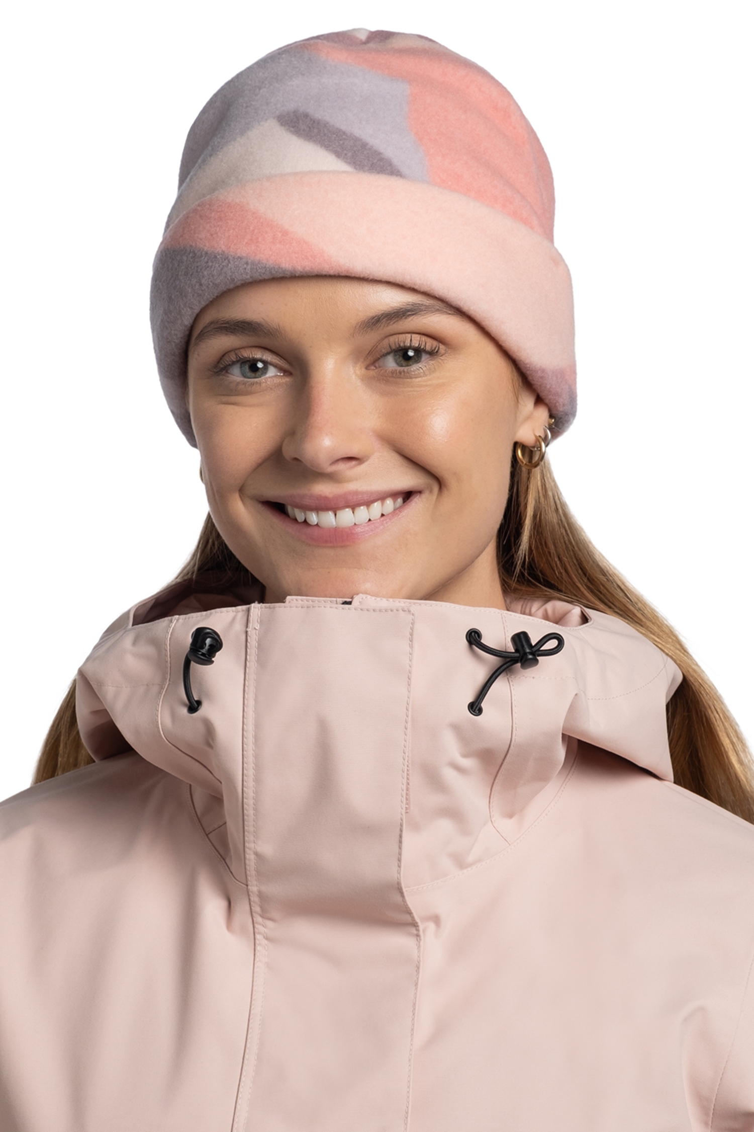 Image of Buff Polar Prints Mütze Pink, Damen, Größe: ONE SIZE