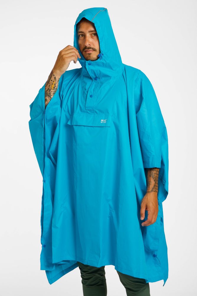 Image of MAC IN A SAC Regenponcho Blau, Herren, Größe: ONE SIZE