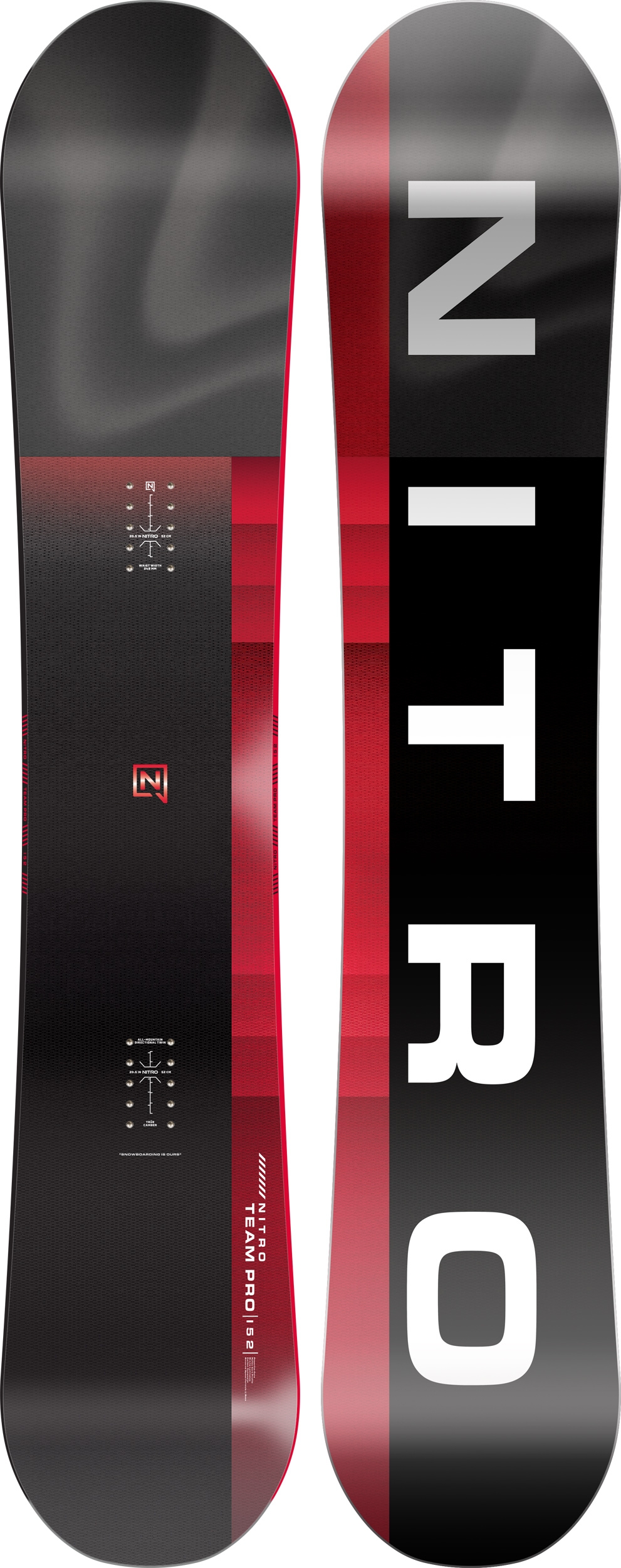Image of Nitro Team Pro Snowboard 26/27 Schwarz, Herren, Größe: 157