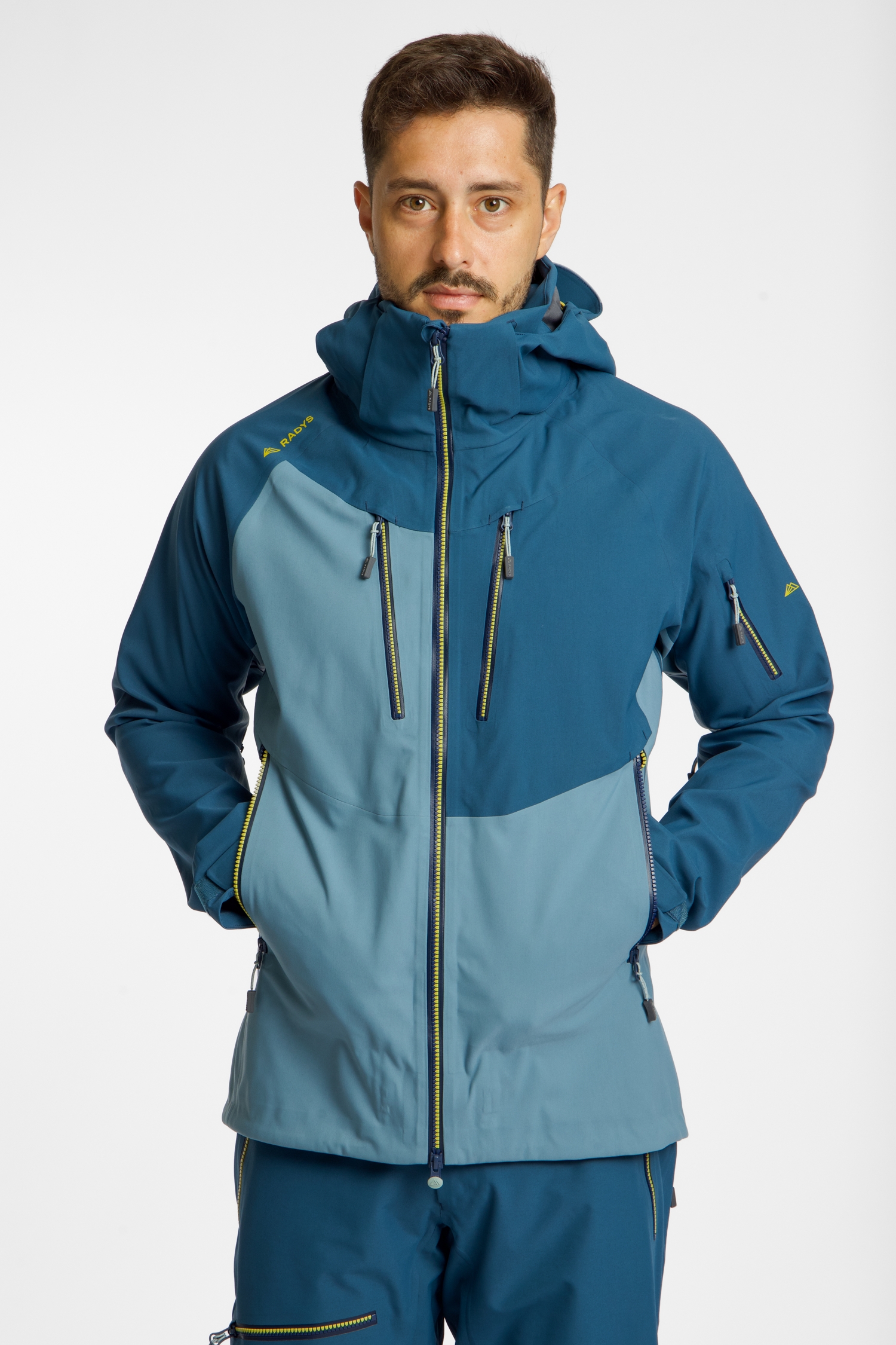RADYS R1 Tech 3L Herren Skijacke Blau, Herren, Größe: S